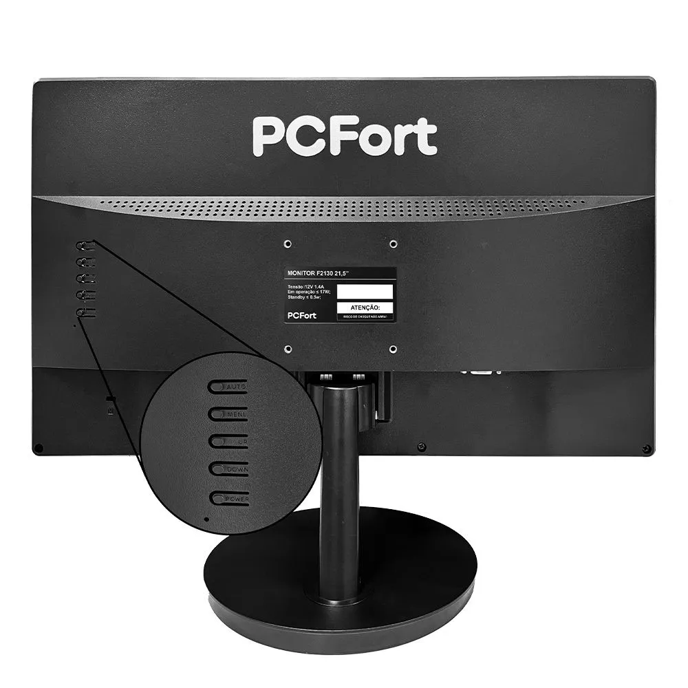 Monitor PCFort F2130 21,5" Led Full HD VGA - HDMI - VESA - Imagem 4